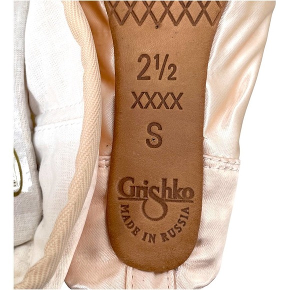 Grishko Elite European Pink Soft Shank Ballet Pointe Shoe Size 2.5 4X SS - Picture 6 of 8